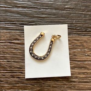 Stella & Dot Horseshoe Charm - Gold